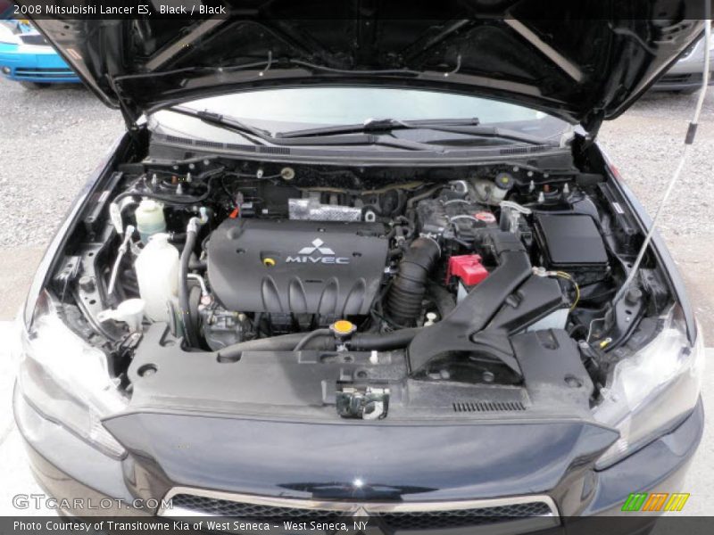 Black / Black 2008 Mitsubishi Lancer ES