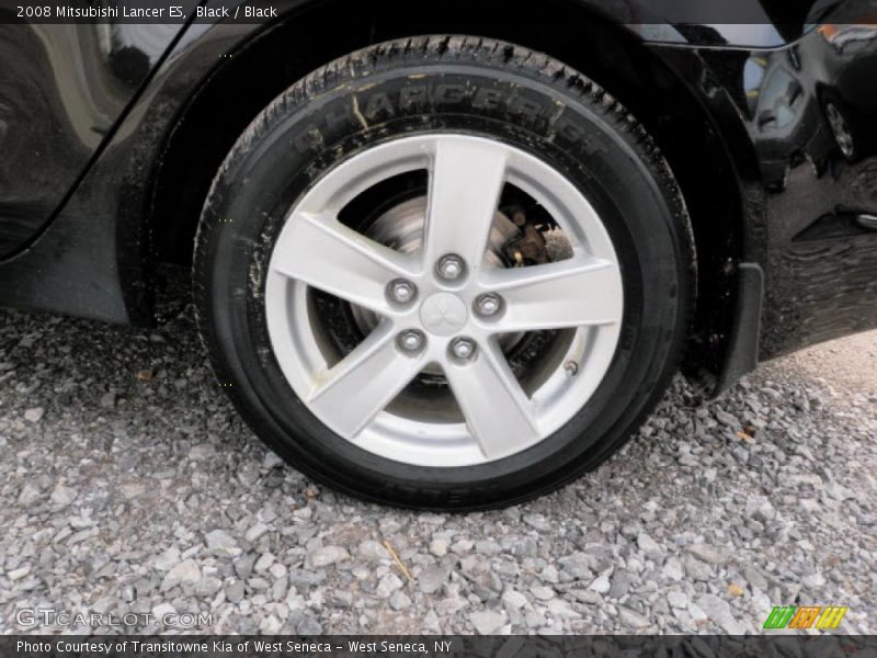 Black / Black 2008 Mitsubishi Lancer ES