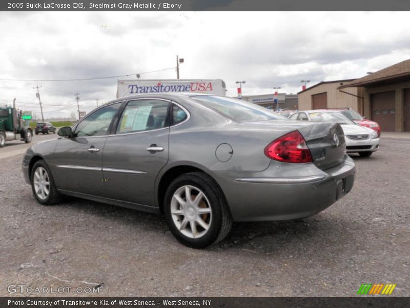 Steelmist Gray Metallic / Ebony 2005 Buick LaCrosse CXS