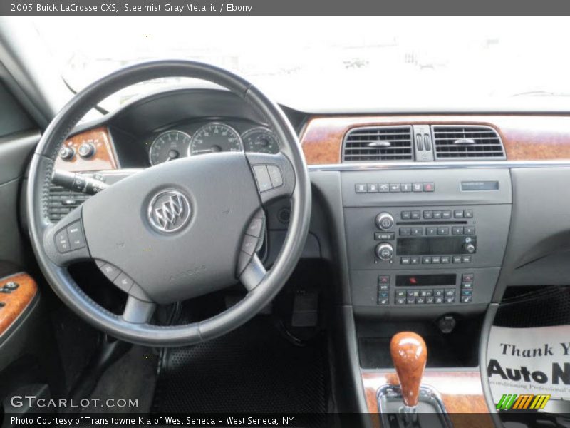 Steelmist Gray Metallic / Ebony 2005 Buick LaCrosse CXS