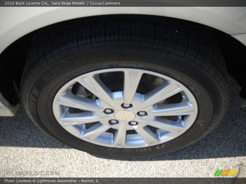 Sand Beige Metallic / Cocoa/Cashmere 2010 Buick Lucerne CXL