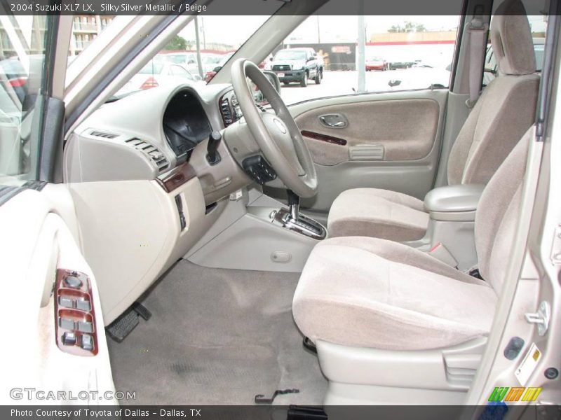 Silky Silver Metallic / Beige 2004 Suzuki XL7 LX