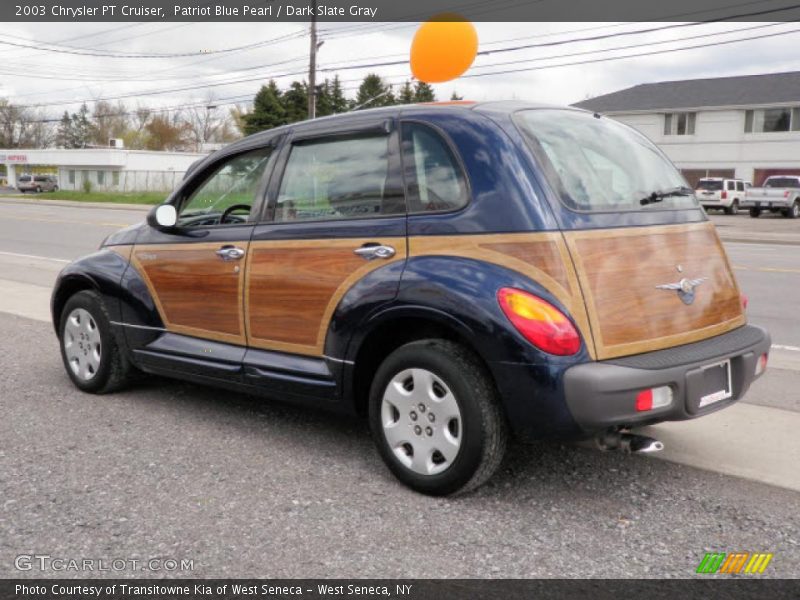 Patriot Blue Pearl / Dark Slate Gray 2003 Chrysler PT Cruiser