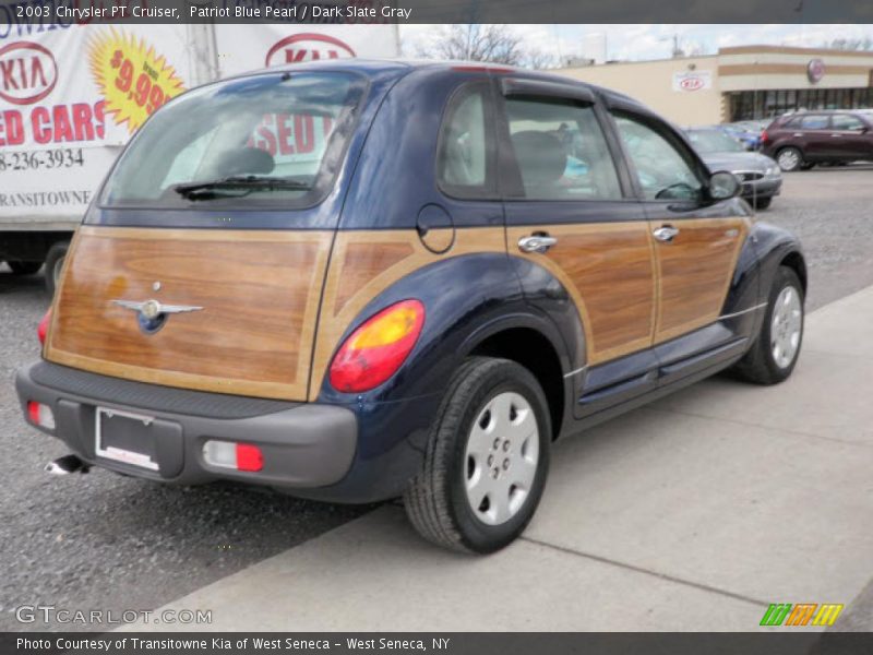 Patriot Blue Pearl / Dark Slate Gray 2003 Chrysler PT Cruiser