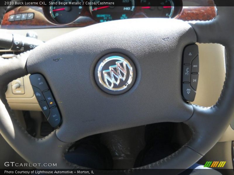 Sand Beige Metallic / Cocoa/Cashmere 2010 Buick Lucerne CXL