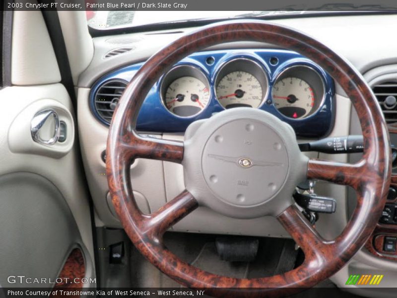 Patriot Blue Pearl / Dark Slate Gray 2003 Chrysler PT Cruiser