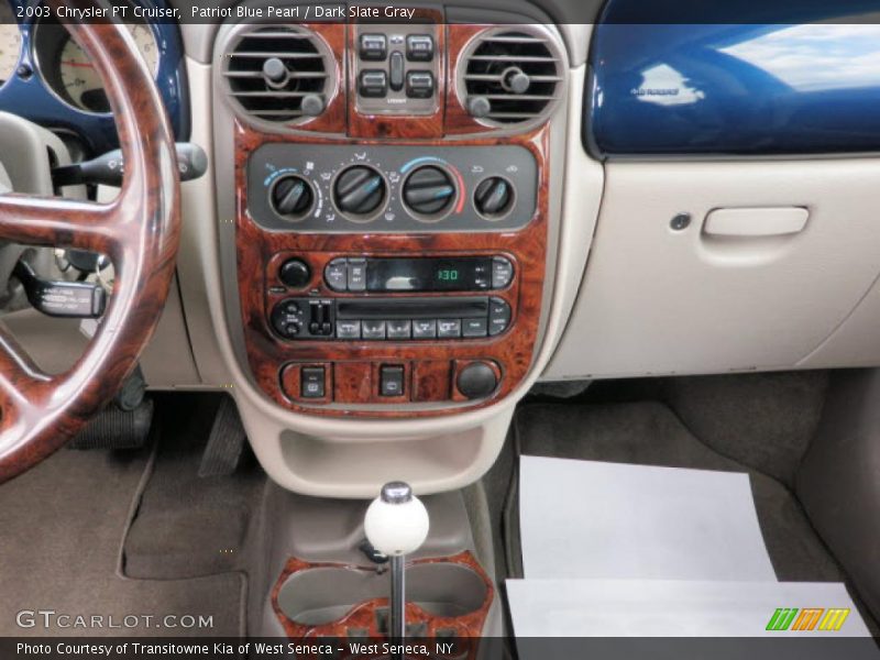Patriot Blue Pearl / Dark Slate Gray 2003 Chrysler PT Cruiser