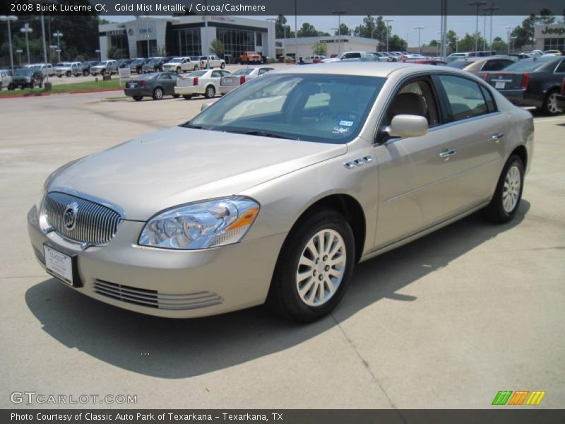 Gold Mist Metallic / Cocoa/Cashmere 2008 Buick Lucerne CX