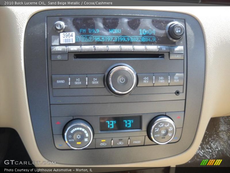 Sand Beige Metallic / Cocoa/Cashmere 2010 Buick Lucerne CXL