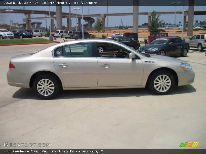 Gold Mist Metallic / Cocoa/Cashmere 2008 Buick Lucerne CX