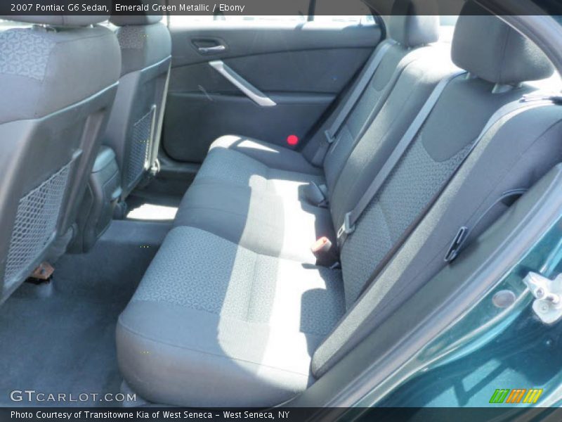 Emerald Green Metallic / Ebony 2007 Pontiac G6 Sedan