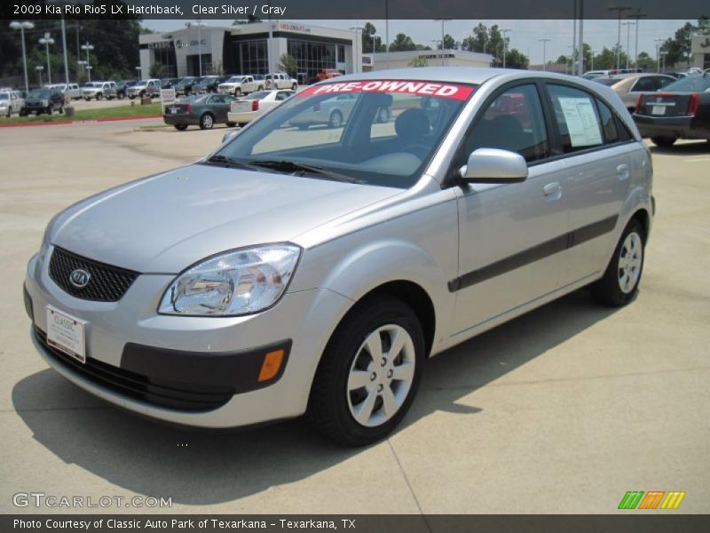Clear Silver / Gray 2009 Kia Rio Rio5 LX Hatchback
