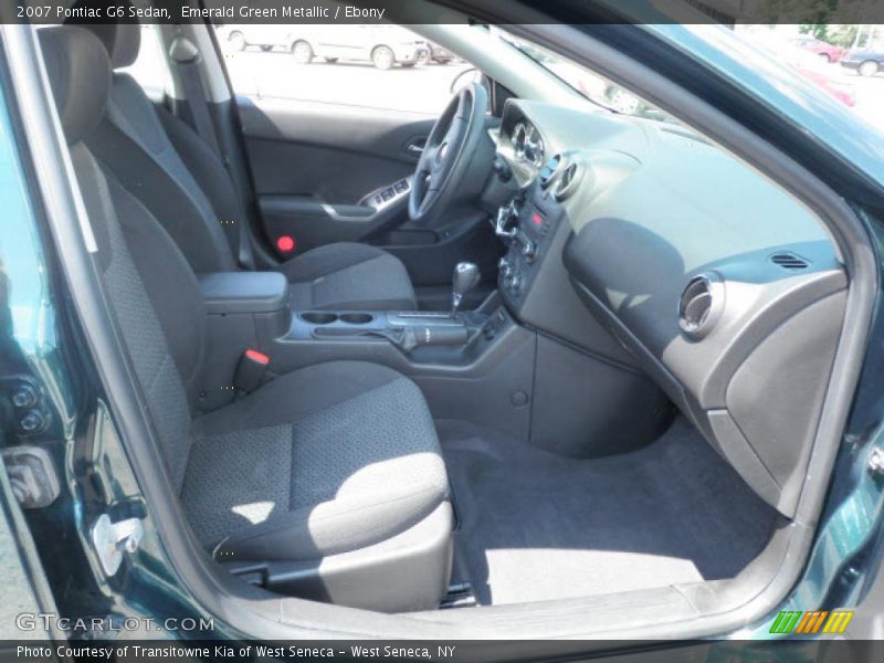 Emerald Green Metallic / Ebony 2007 Pontiac G6 Sedan