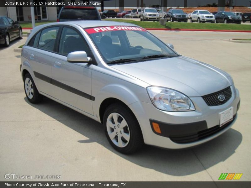 Clear Silver / Gray 2009 Kia Rio Rio5 LX Hatchback