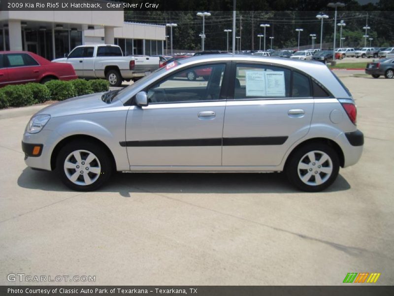Clear Silver / Gray 2009 Kia Rio Rio5 LX Hatchback