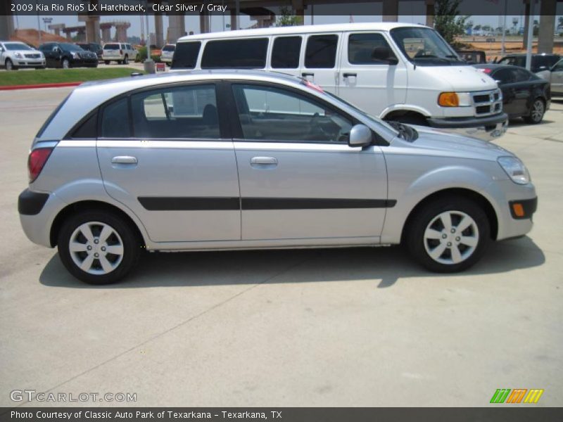 Clear Silver / Gray 2009 Kia Rio Rio5 LX Hatchback