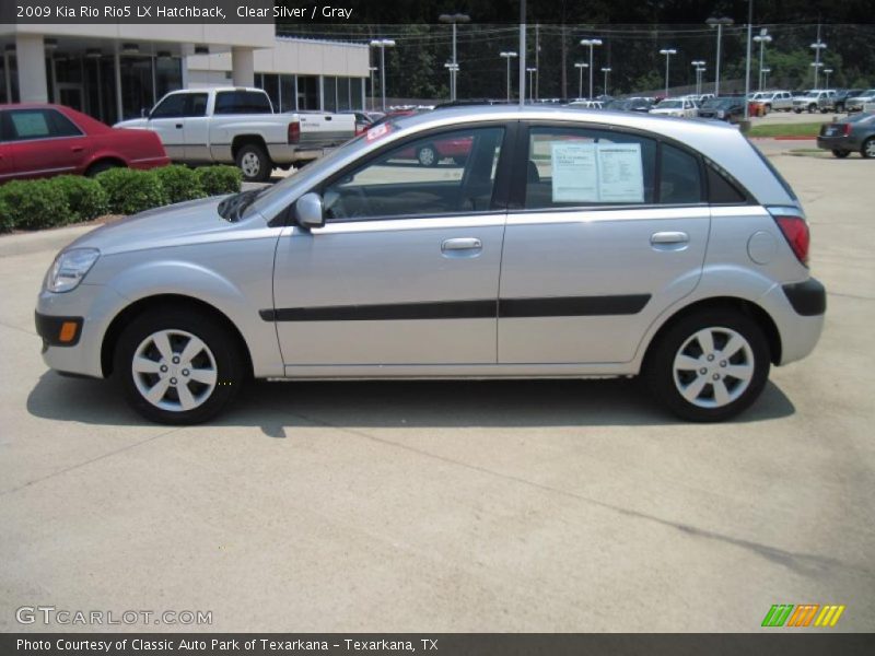 Clear Silver / Gray 2009 Kia Rio Rio5 LX Hatchback