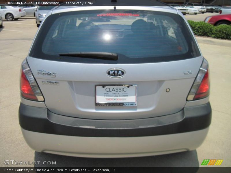 Clear Silver / Gray 2009 Kia Rio Rio5 LX Hatchback