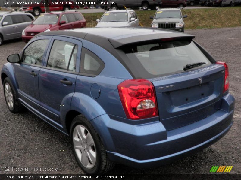 Marine Blue Pearl / Pastel Slate Gray 2007 Dodge Caliber SXT