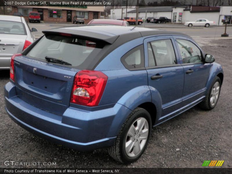 Marine Blue Pearl / Pastel Slate Gray 2007 Dodge Caliber SXT