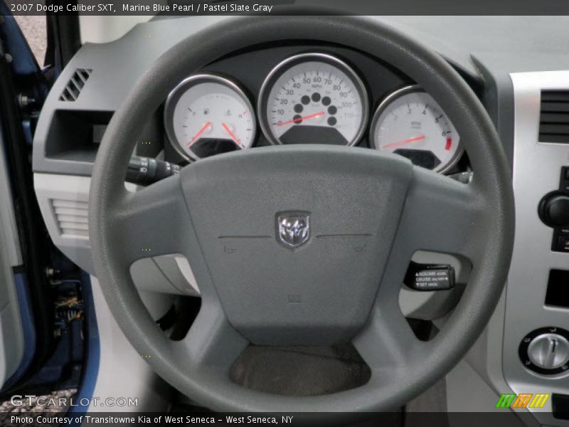 Marine Blue Pearl / Pastel Slate Gray 2007 Dodge Caliber SXT