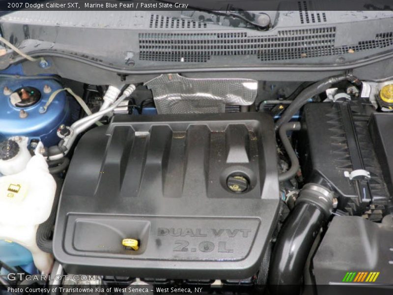 Marine Blue Pearl / Pastel Slate Gray 2007 Dodge Caliber SXT
