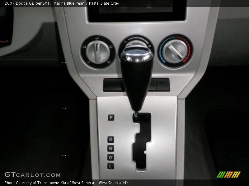 Marine Blue Pearl / Pastel Slate Gray 2007 Dodge Caliber SXT