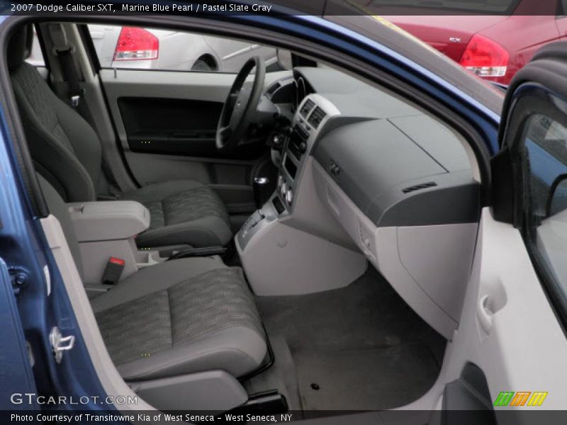 Marine Blue Pearl / Pastel Slate Gray 2007 Dodge Caliber SXT