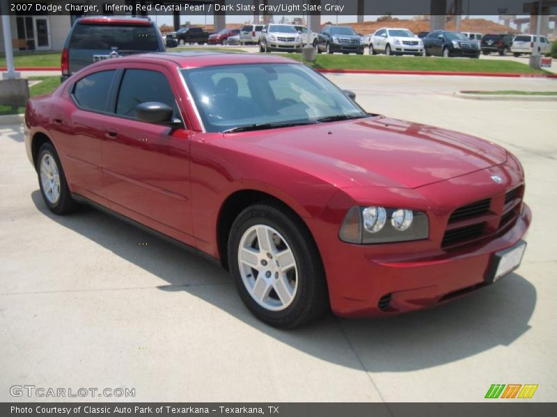 Inferno Red Crystal Pearl / Dark Slate Gray/Light Slate Gray 2007 Dodge Charger