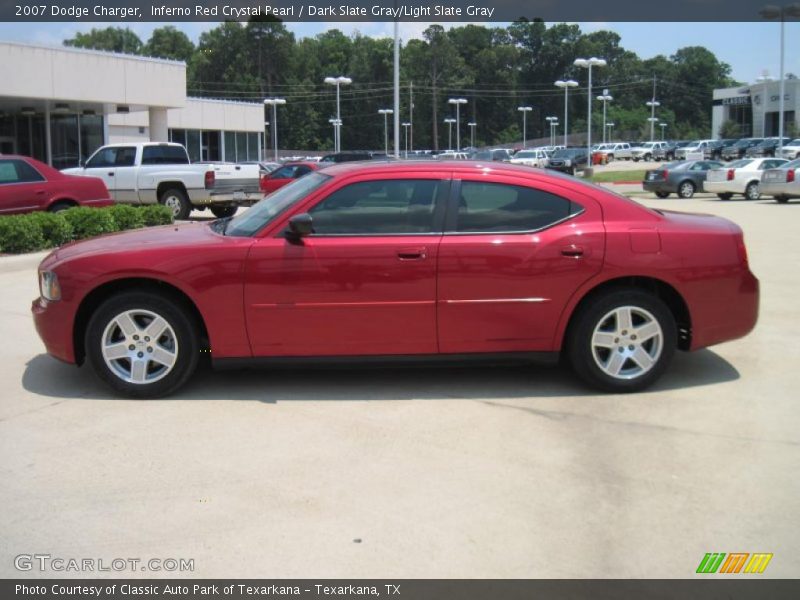 Inferno Red Crystal Pearl / Dark Slate Gray/Light Slate Gray 2007 Dodge Charger