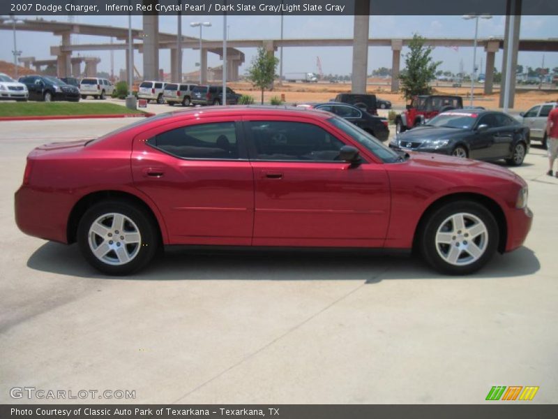 Inferno Red Crystal Pearl / Dark Slate Gray/Light Slate Gray 2007 Dodge Charger
