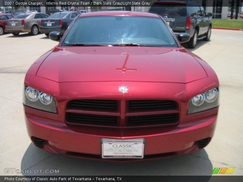 Inferno Red Crystal Pearl / Dark Slate Gray/Light Slate Gray 2007 Dodge Charger