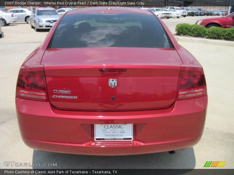 Inferno Red Crystal Pearl / Dark Slate Gray/Light Slate Gray 2007 Dodge Charger