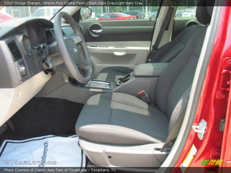 Inferno Red Crystal Pearl / Dark Slate Gray/Light Slate Gray 2007 Dodge Charger