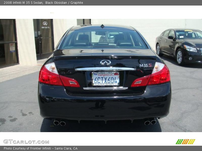 Black Obsidian / Graphite 2008 Infiniti M 35 S Sedan