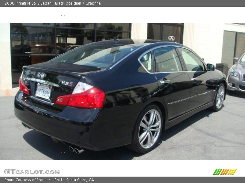 Black Obsidian / Graphite 2008 Infiniti M 35 S Sedan