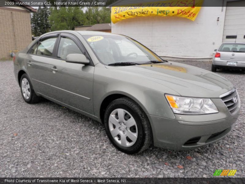 Natural Khaki Green / Camel 2009 Hyundai Sonata GLS