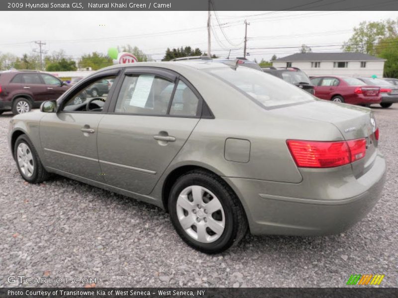 Natural Khaki Green / Camel 2009 Hyundai Sonata GLS