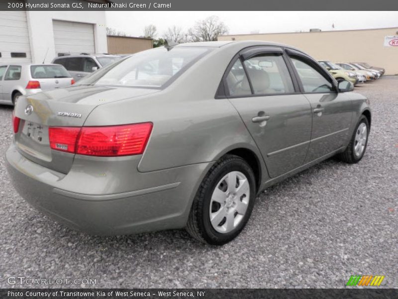 Natural Khaki Green / Camel 2009 Hyundai Sonata GLS