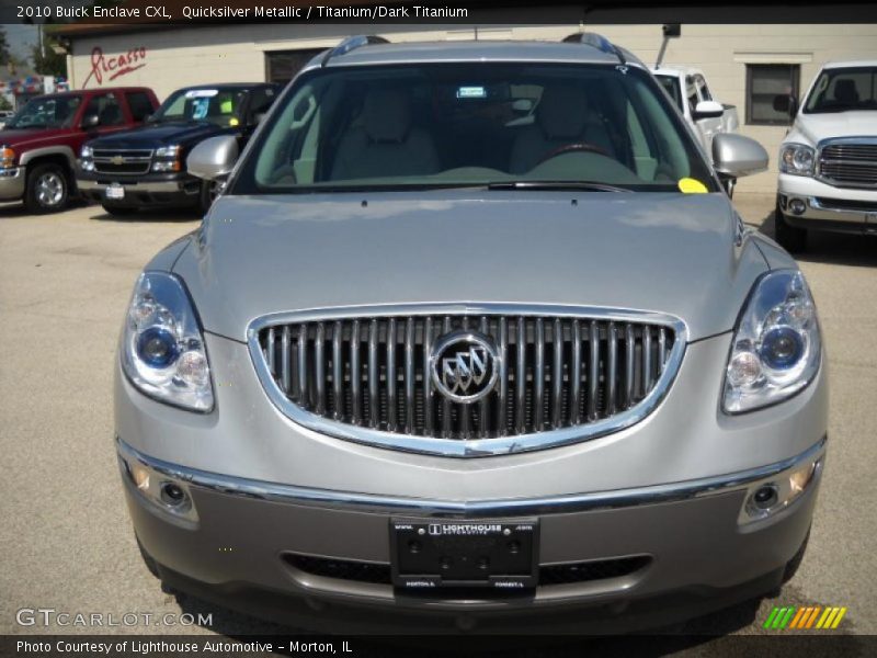 Quicksilver Metallic / Titanium/Dark Titanium 2010 Buick Enclave CXL