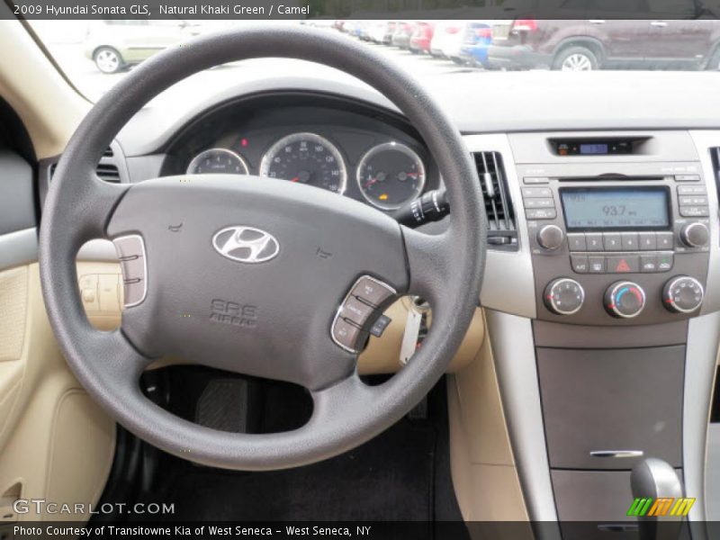 Natural Khaki Green / Camel 2009 Hyundai Sonata GLS