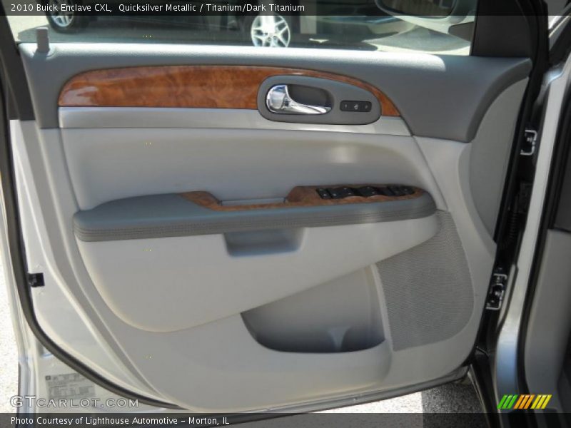 Quicksilver Metallic / Titanium/Dark Titanium 2010 Buick Enclave CXL