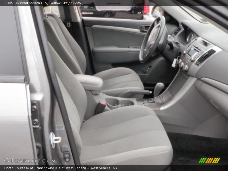 Willow Gray / Gray 2009 Hyundai Sonata GLS