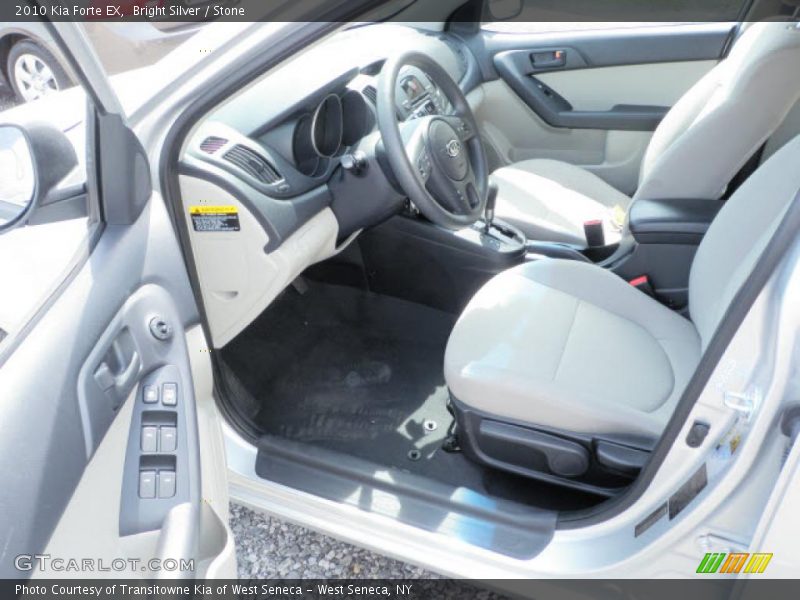 Bright Silver / Stone 2010 Kia Forte EX