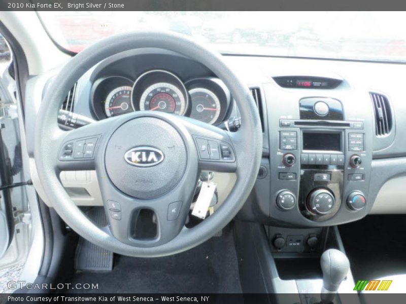 Bright Silver / Stone 2010 Kia Forte EX