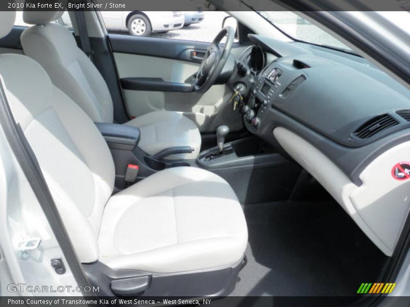 Bright Silver / Stone 2010 Kia Forte EX