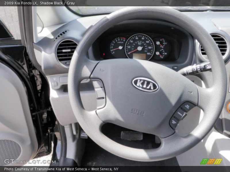 Shadow Black / Gray 2009 Kia Rondo LX
