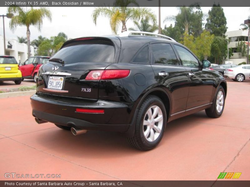 Black Obsidian / Willow 2004 Infiniti FX 35 AWD