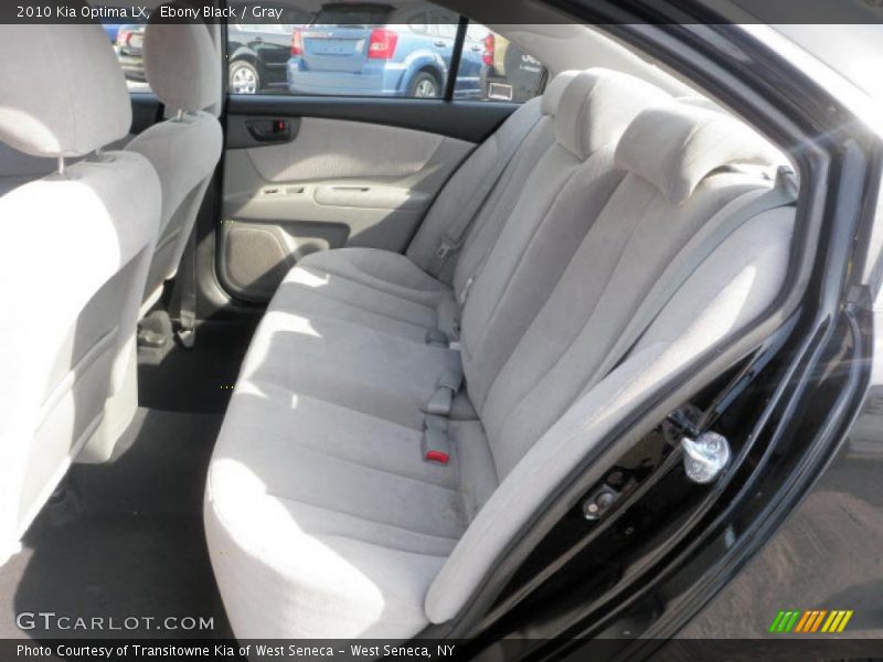 Ebony Black / Gray 2010 Kia Optima LX