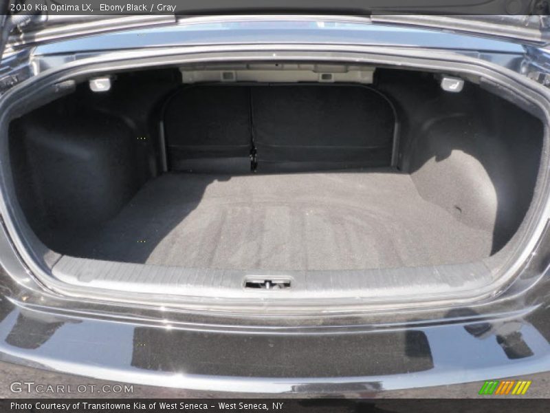 Ebony Black / Gray 2010 Kia Optima LX